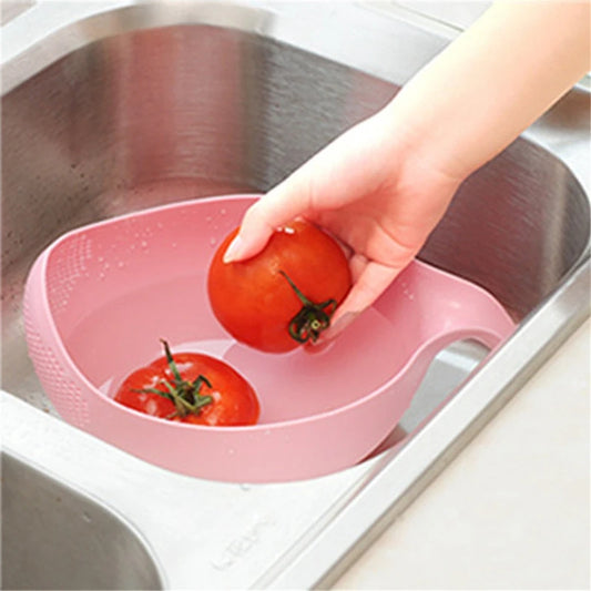 Multi-Function Rice Washing and Strainer Basket