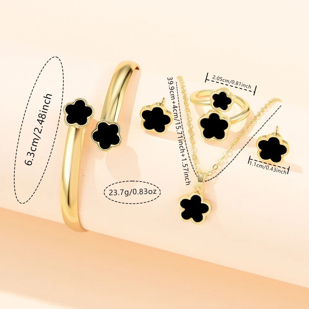 Ensemble de bijoux pour femmes, montres en acier inoxydable avec bracelet doré et strass