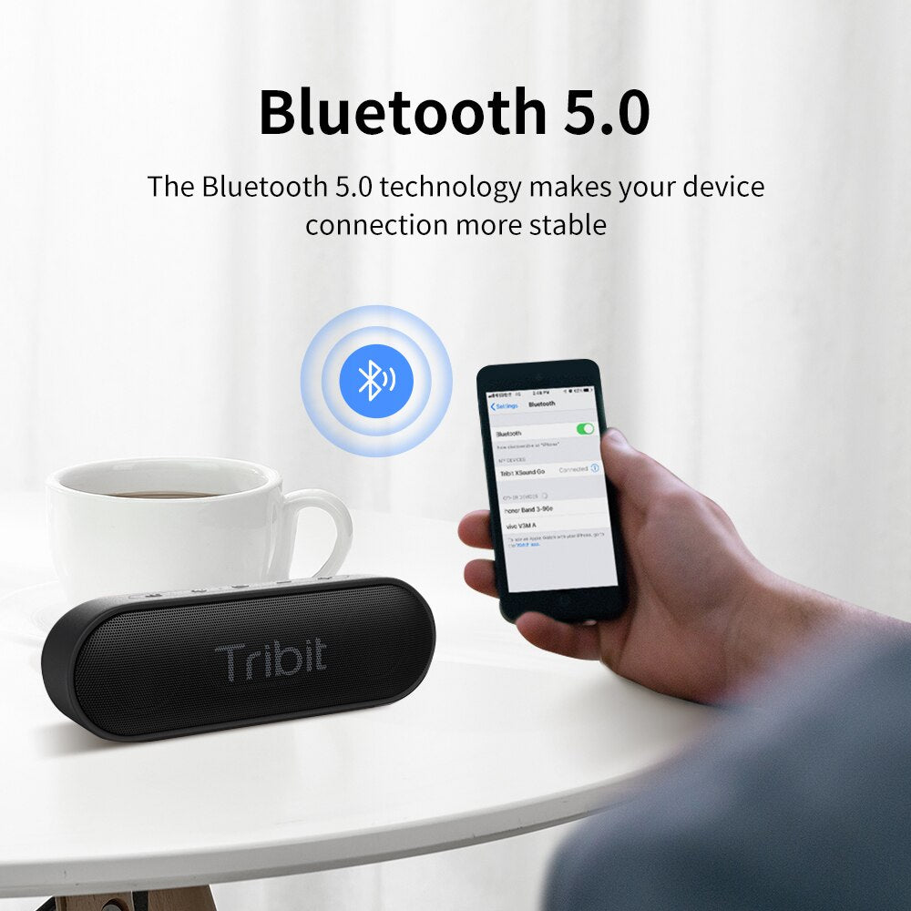 XSound Go tragbarer Bluetooth-Lautsprecher IPX7 wasserdicht