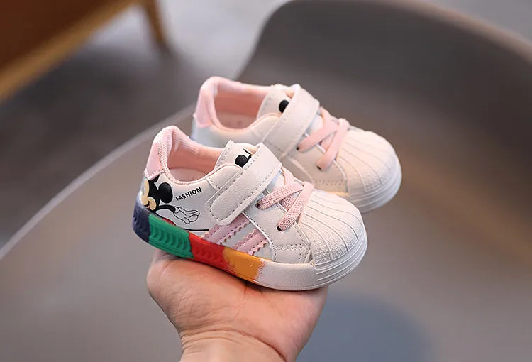 Chaussures décontractées blanches pour bébé garçon fille