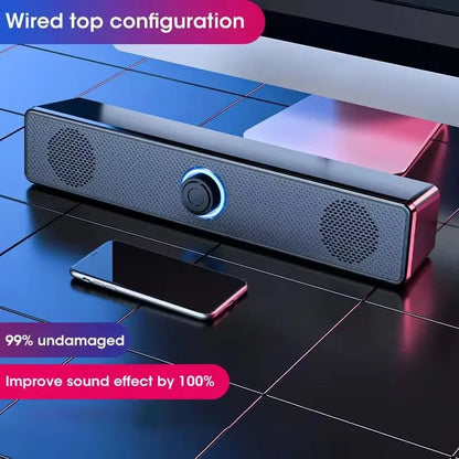 4D Bluetooth 5.0 Soundbar with Subwoofer