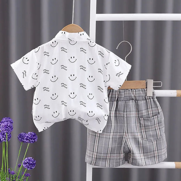 Smile Tie Toddler Boy Outfit