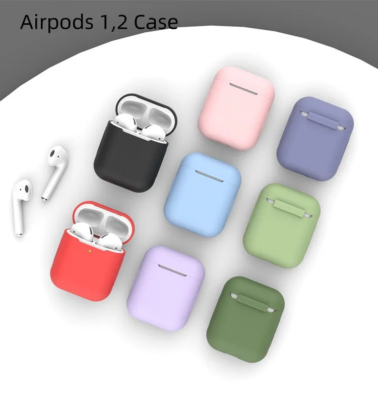 Étui de protection en silicone souple pour AirPods