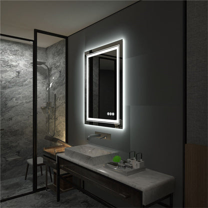 Miroir LED en cristal