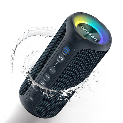 40W Bluetooth Speaker Enhanced Bass – Portable Wireless Outdoor 30Hrs Playtime IP7 Waterproof Bluetooth 5.3 Shower Speaker
