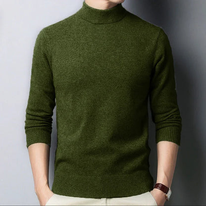 Men's Knitted Turtleneck Sweater