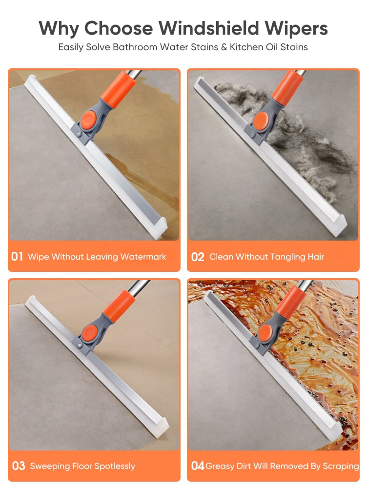 Multifunctional Floor Cleaning Squeegee