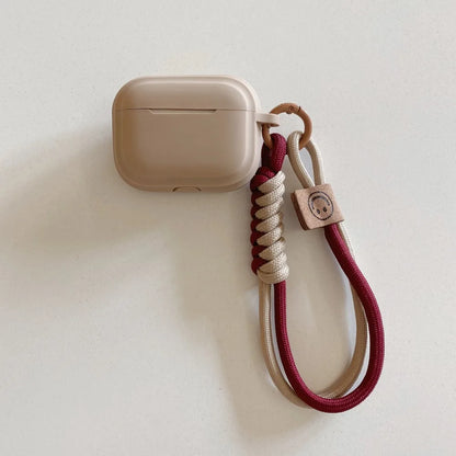 Soft Silicone Protective AirPods Case with Anti-lost Lanyard