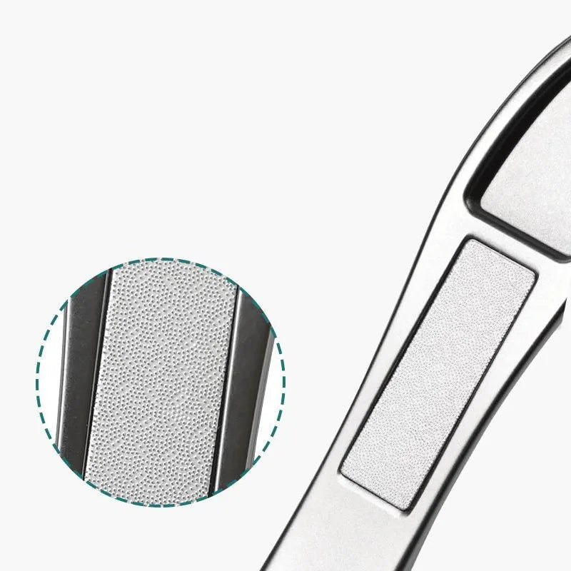 Schärfster Nagelknipser aus Edelstahl – Design mit gebogener Kante