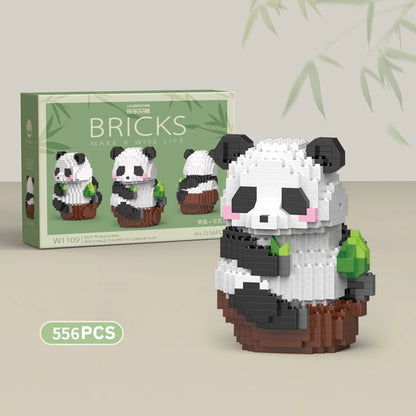 DIY Mini Panda Building Blocks