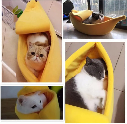 Tapis confortable Banana Cat Bed House