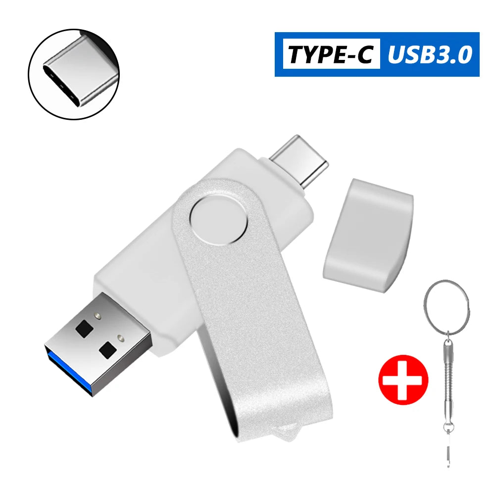 High-Speed 2-in-1 USB-C & USB-A Dual Drive