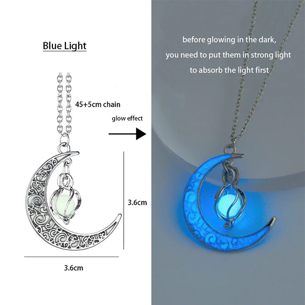 Collier Dragon Lumineux Lumineux - Fluorescence Nocturne 