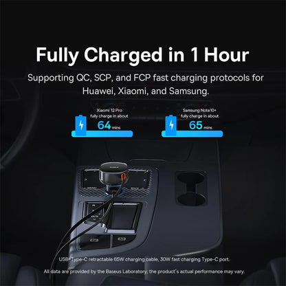 30W 2-in-1 Car Charger