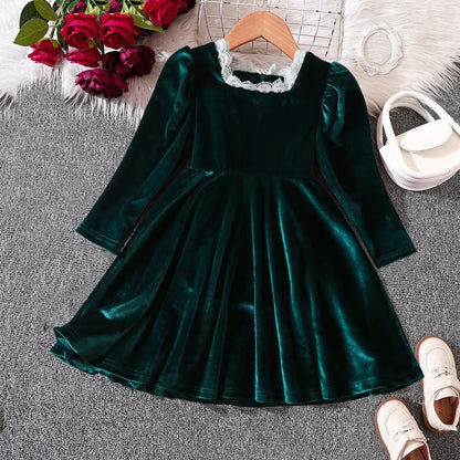 Baby Girls' Velvet Princess Dress