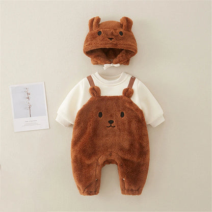 2-Piece Baby Bodysuit & Hat Set 0-12M