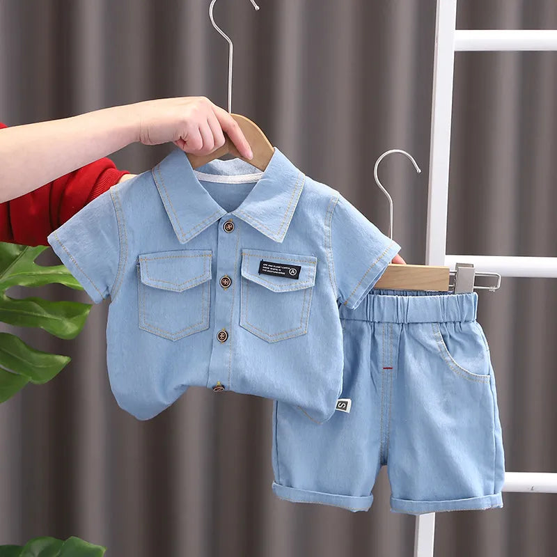 Kleinkind Sommer Baby Jungen Kleidung Anzüge