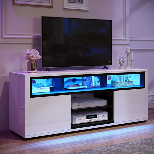 Meuble TV moderne pour LED 55 pouces