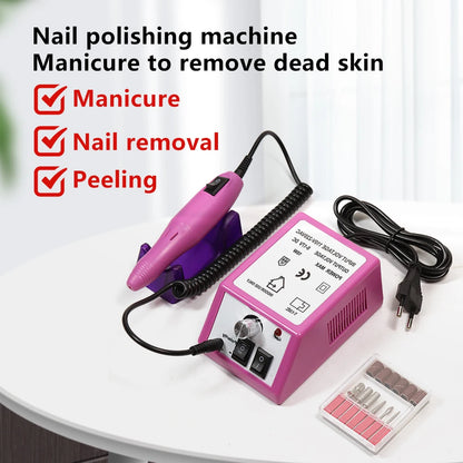 Portable Electric Nail Drill Machine Set - Gel Polish Remover