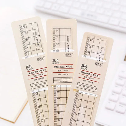 1 Pc Transparent Plastic Ruler