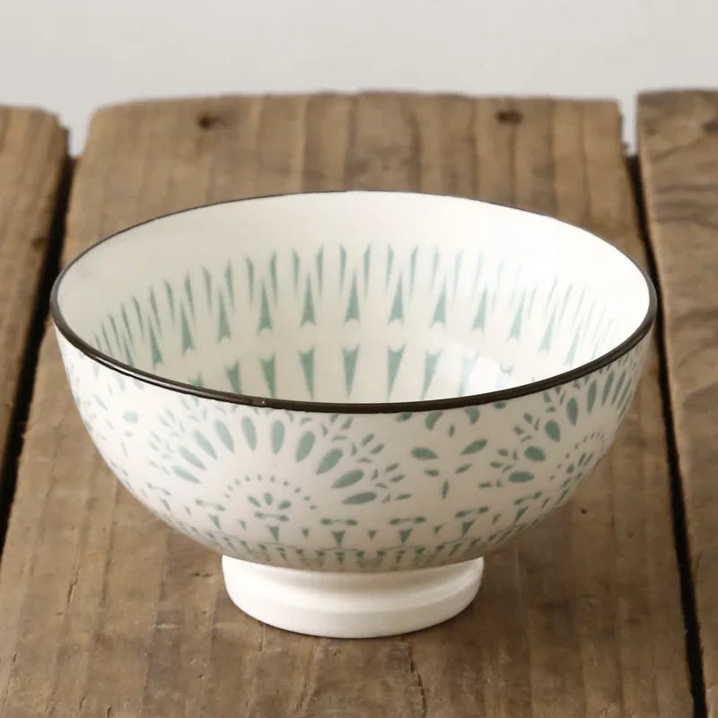 Colorful Japanese Ramen Bowl Set