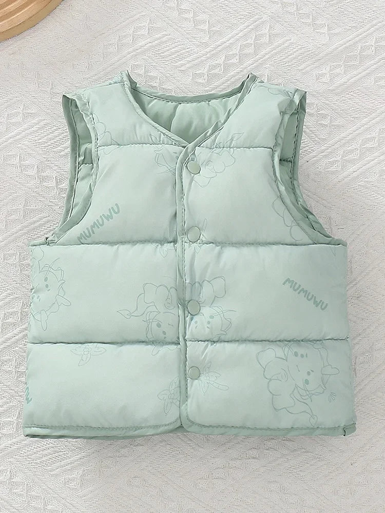 Girl's Charm Vest Tank Top for Winter