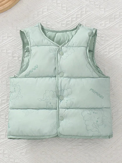 Girl's Charm Vest Tank Top for Winter