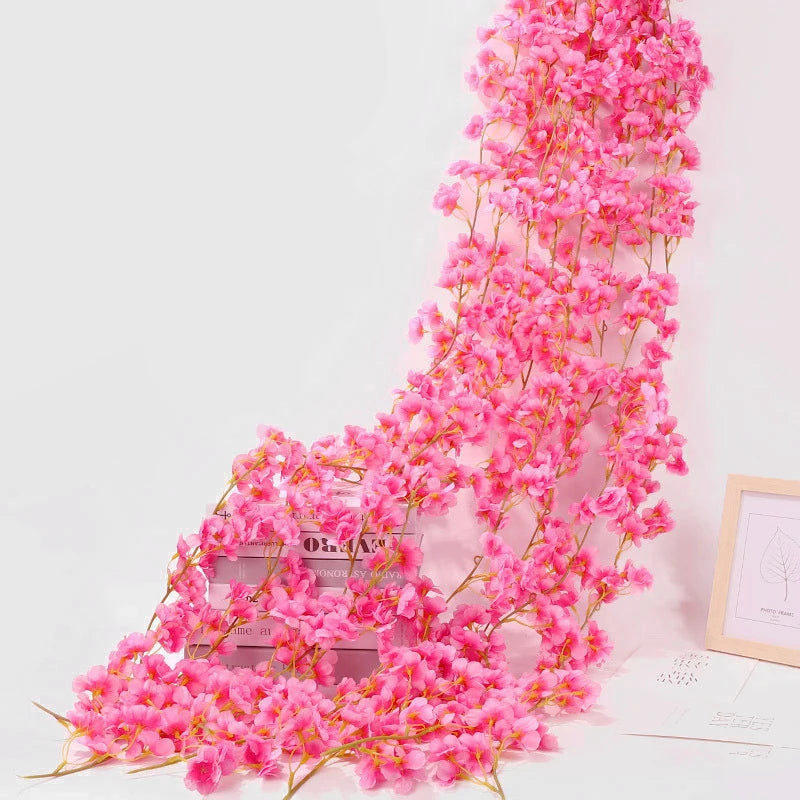 Silk Cherry Blossom Sakura Garland Home & Party Decoration