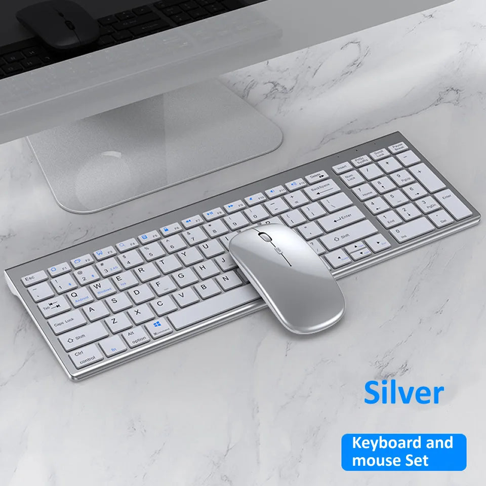 Rechargeable Wireless Keyboard and Mouse