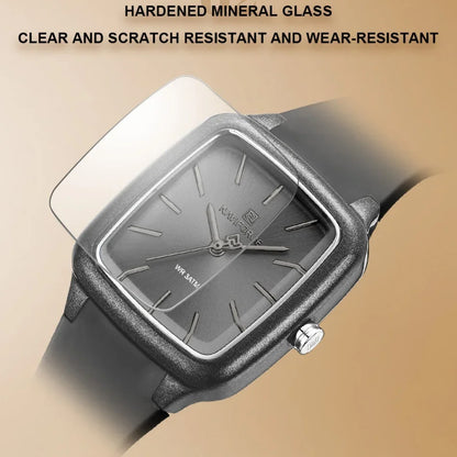 Montre à quartz chic en silicone pour femme