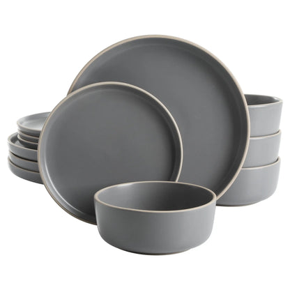 Cobalt Dinnerware Set 12-Piece