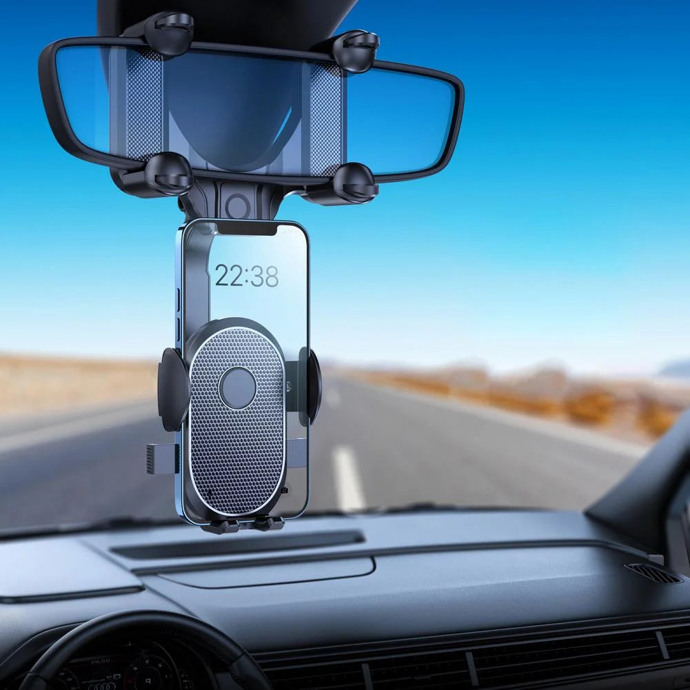 Verstellbarer Rückspiegel-Autotelefonhalter