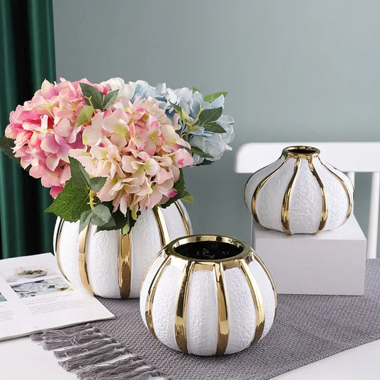 Vase en platine, pot de fleurs simple pour décoration de maison