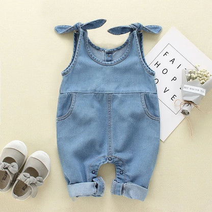 Newborn Baby Girl and Boy Romper Jeans