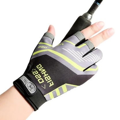 Men's Summer Fishing & Cycling Gloves – Three-Finger Cut