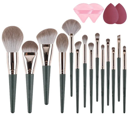 Ensemble de 13 pinceaux de maquillage doux et moelleux