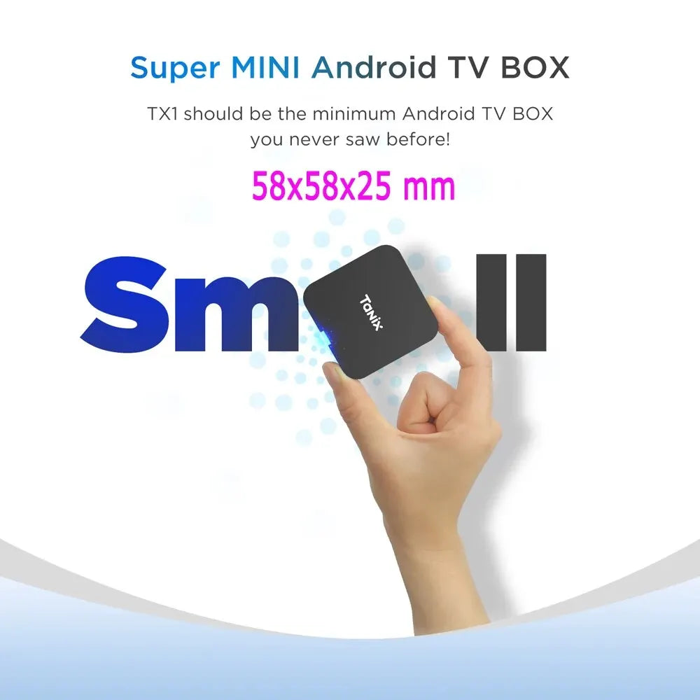 TX1 Android 10 TV Box -  4K HDR, Allwinner H313
