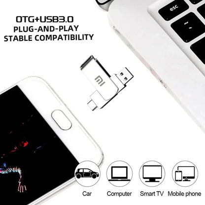 Xiaomi 16 TB USB 3.2-Flash-Laufwerk - wasserdichter Hochgeschwindigkeits-Speicherstick aus Metall