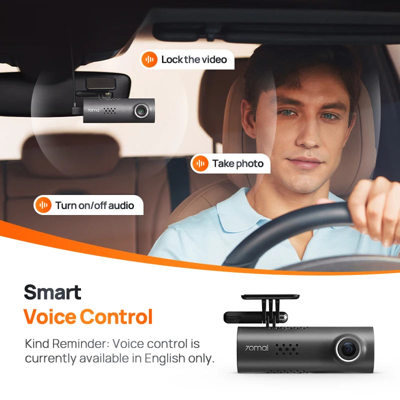 1080P Dash Cam with WiFi - Night Vision & 24h Parking