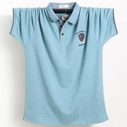 5XL Purple Polo: Badge Business Office Shirt