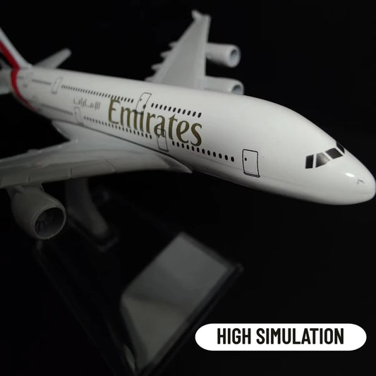 Modèle réduit d'avion moulé sous pression A380 B777, jouet de collection