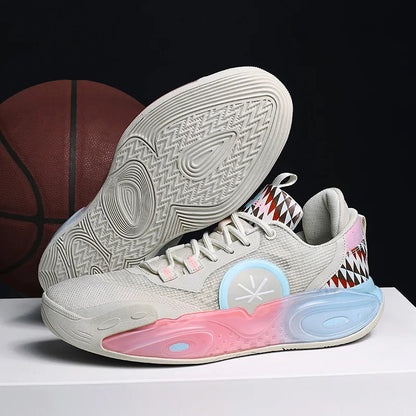 Men's Lightweight Breathable Black Running Shoes