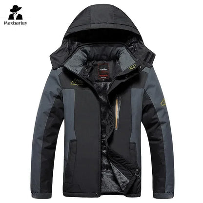 Parka à capuche épaisse et imperméable pour homme – Veste militaire polaire grande taille 9XL