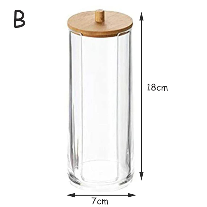 Boîtes de rangement en plastique avec couvercles maquillage