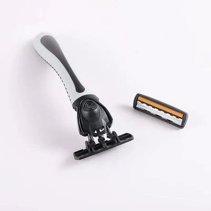 Men's Three-Layer Reusable Shaver Multi-Tool Head Imported Blade Razor