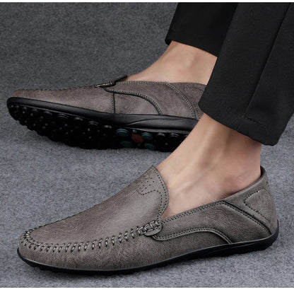 Herren handgemachte atmungsaktive Loafer