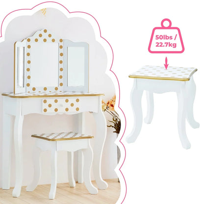 Kids Vanity Set with Mirror