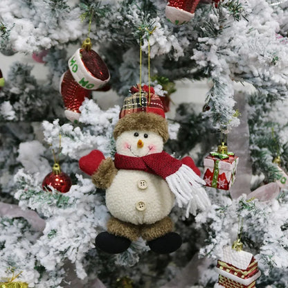 Cheerful Cartoon Christmas Pendants Festive Decor for Home