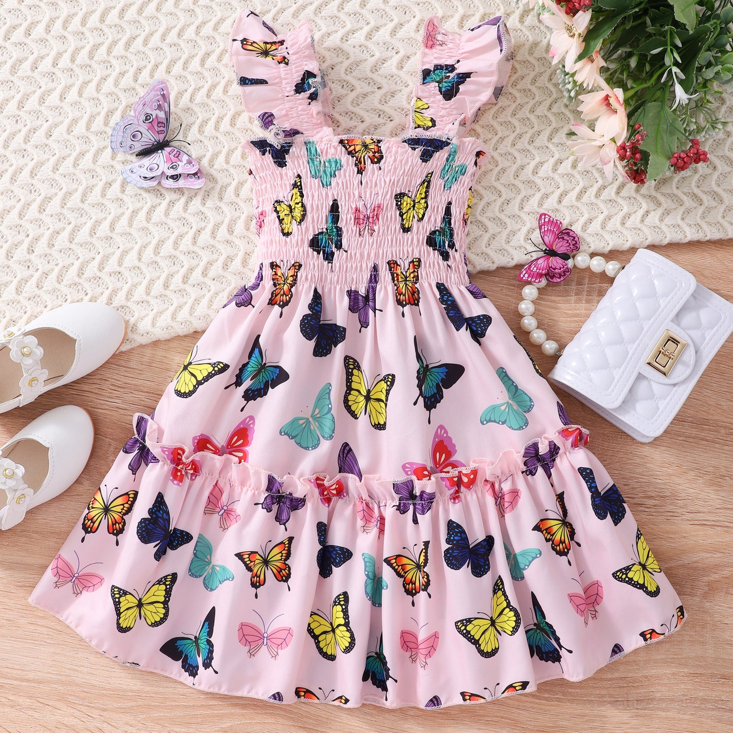 Cute Mermaid & Butterfly Kids Dresses