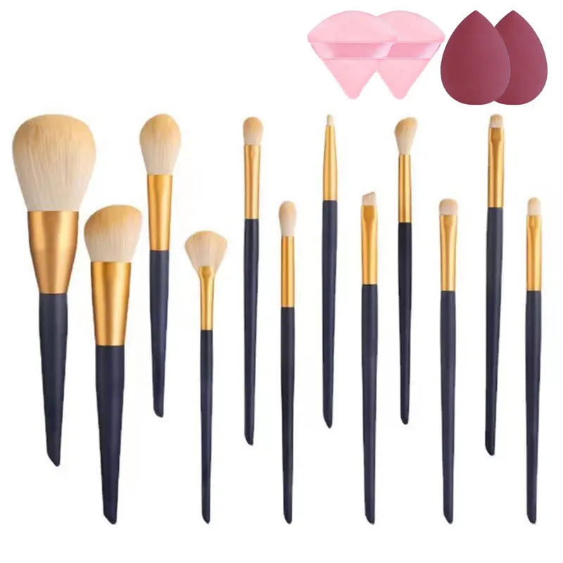 Ensemble de 13 pinceaux de maquillage doux et moelleux